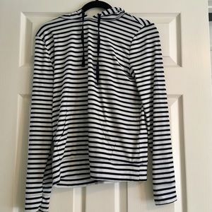 Striped lightweight sweatshirt